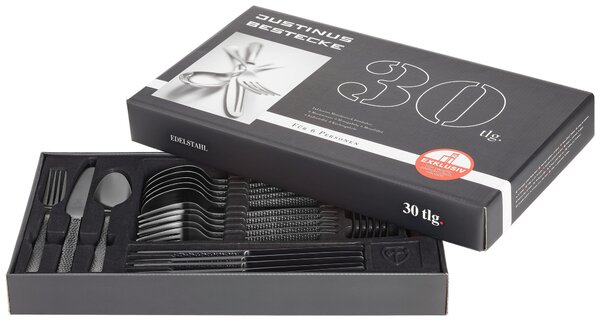 SADA PŘÍBORŮ, nerezová ocel, 30dílné Justinus