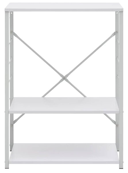 Skříňka na mikrovlnku bílá 60 x 39,6 x 79,5 cm kompozitní dřevo 288236