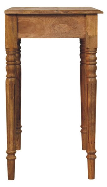 Psací stůl v dubovém odstínu z masivního mangového dřeva, 80 × 45 × 80 cm