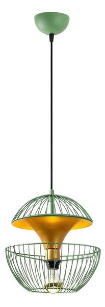 Lustr na lanku TELMANDER 1xE27/40W/230V zelená