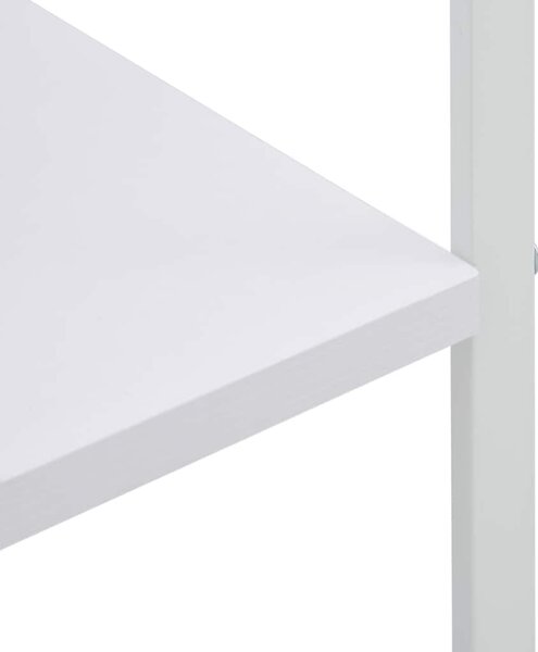 Skříňka na mikrovlnku bílá 60 x 39,6 x 79,5 cm kompozitní dřevo 288236