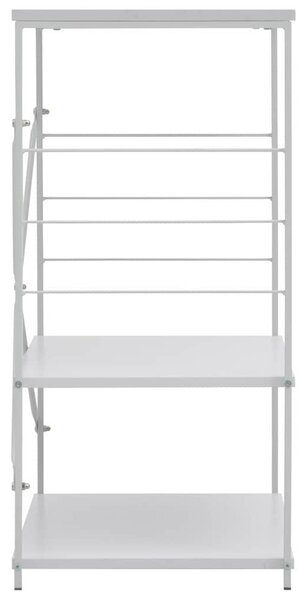 Skříňka na mikrovlnku bílá 60 x 39,6 x 79,5 cm kompozitní dřevo 288236