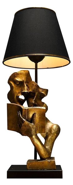 Stolní lampa LECTURE 1xE27/40W/230V černá/zlatá
