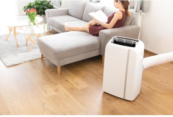 Sencor - Chytrá mobilní klimatizace 3v1 1450W/230V 12000 BTU Wi-Fi bílá + DO