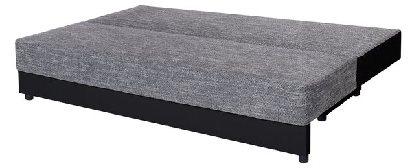 ROZKLÁDACÍ POHOVKA, textil, kompozitní dřevo, šedá, černá P & B - Rozkládací pohovky, Online Only