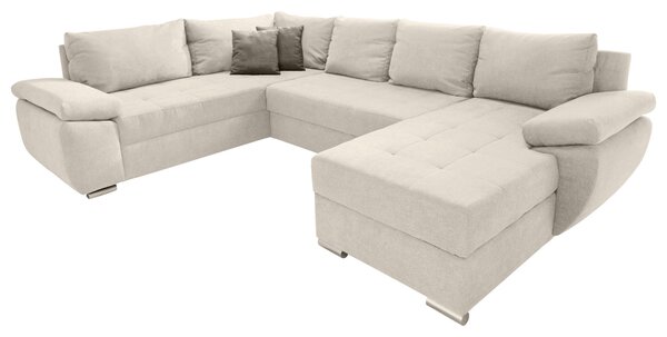 SEDACÍ SOUPRAVA, textil, krémová P & B - Sedací soupravy, Online Only