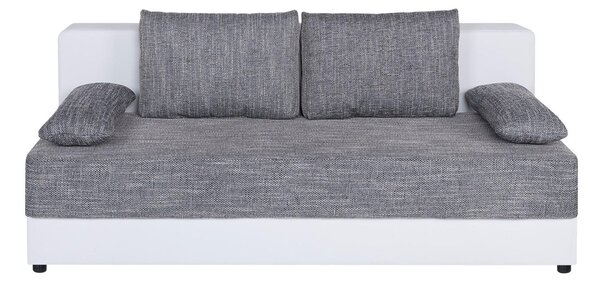 ROZKLÁDACÍ POHOVKA, textil, kompozitní dřevo, šedá, bílá P & B - Rozkládací pohovky, Online Only