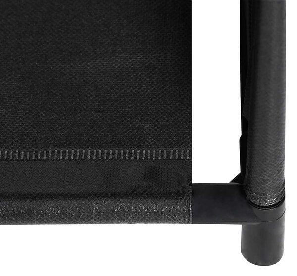 Policový regál Schodiště 130 x 45 x 170 cm textil 288321