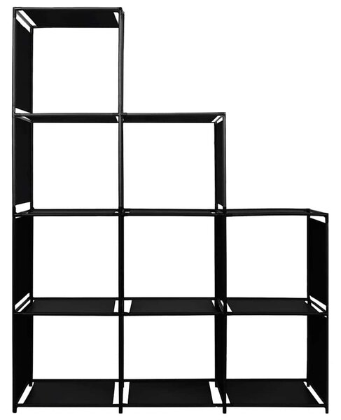 Policový regál Schodiště 130 x 45 x 170 cm textil 288321
