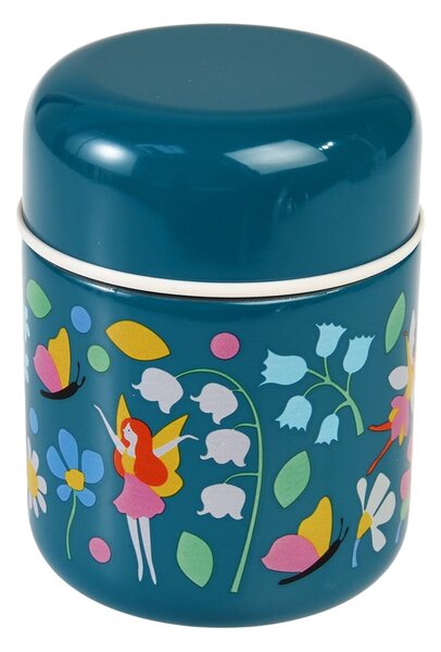 Modrá termoska na jídlo/dětská 280 ml Fairies in the Garden – Rex London