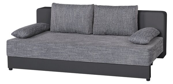 ROZKLÁDACÍ POHOVKA, textil, kompozitní dřevo, šedá P & B - Rozkládací pohovky, Online Only