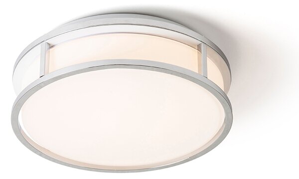 Koupelnové stropní LED svítidlo GRANDE LED 25, opálové sklo/chrom, 12 W, teplá bílá 3000 K, IP44