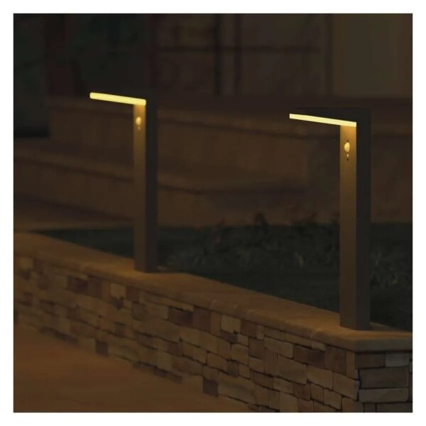 LED Solární lampa se senzorem LED/4,4W/3,7V 2200 mAh IP44