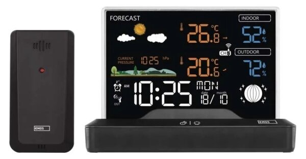 Bezdrátová meteostanice 5V/2xAAA + 2xAAA