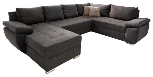 SEDACÍ SOUPRAVA, textil, hnědá P & B - Sedací soupravy, Online Only