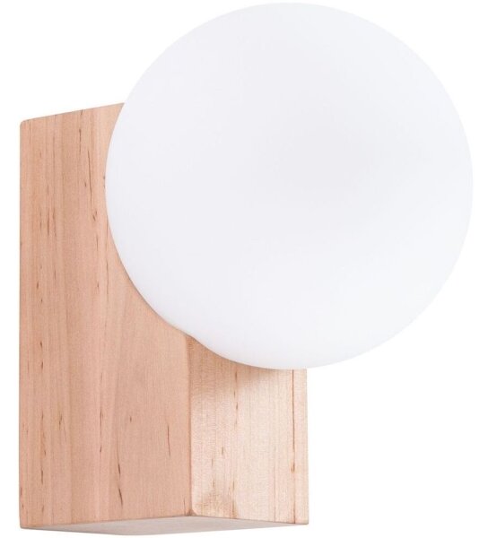 Sollux SL.1682 - Nástěnné svítidlo BULBO 1xG9/8W/230V buk/bílá