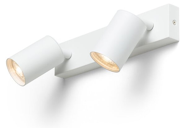 Přisazené nástěnné svítidlo DUDE II, bílé, patice GU10, 2× 9 W