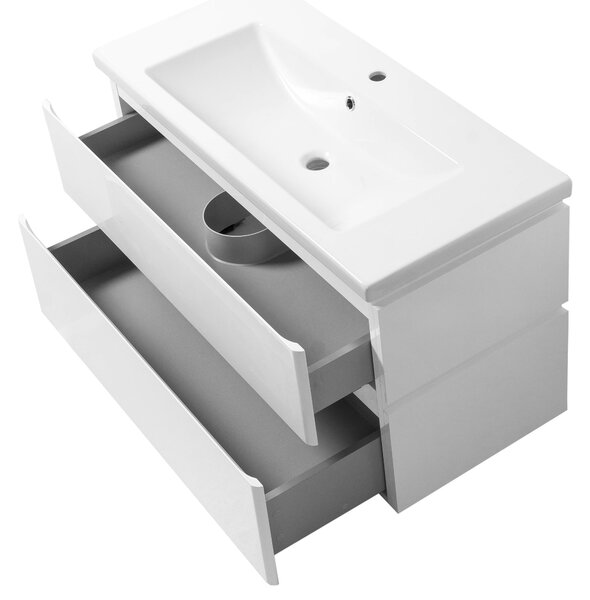 Lavedo Lion II 80 White koupelnová skříňka s umyvadlem