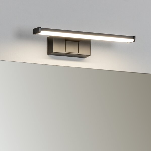 Brilagi - LED Koupelnové osvětlení zrcadla VESTRA LED/6W/230V 30 cm IP44 černá