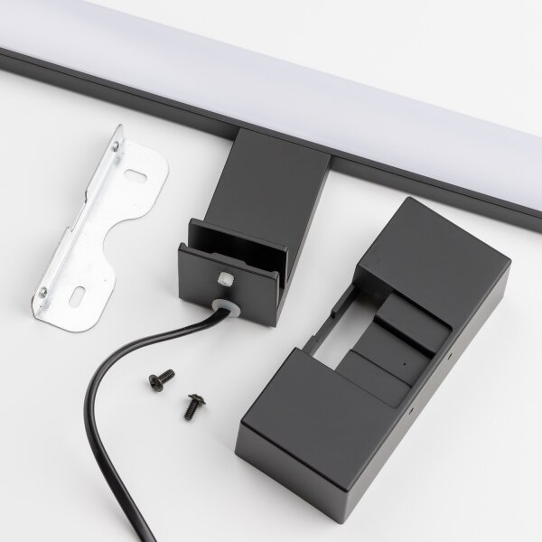 Brilagi - LED Koupelnové osvětlení zrcadla VESTRA LED/6W/230V 30 cm IP44 černá