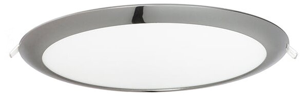Zápustné LED svítidlo DADA 30, černý chrom, 24 W, teplá bílá 3000 K