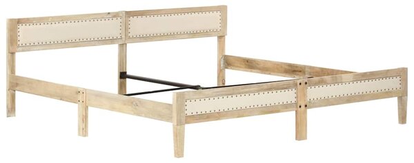 Rám postele masivní mangovníkové dřevo 200 cm 288429