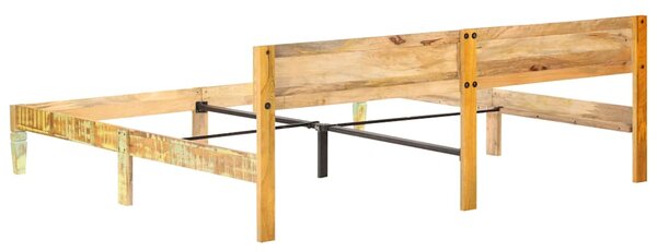 Rám postele masivní recyklované dřevo 200 x 200 cm 288439