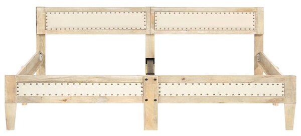 Rám postele masivní mangovníkové dřevo 200 cm 288429