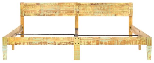 Rám postele masivní recyklované dřevo 200 x 200 cm 288439