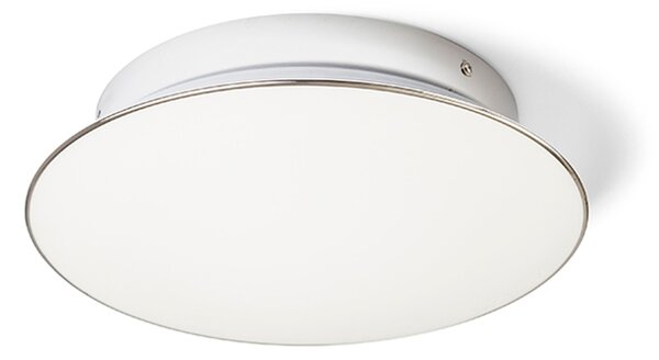 Stropní LED svítidlo MARA, mléčný akryl/chrom, 24 W, teplá bílá 3000 K