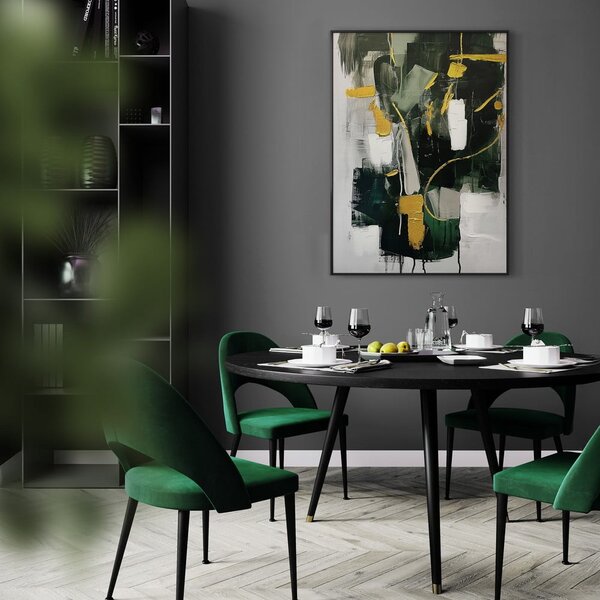 Obraz s ručně malovanými prvky s rámem/na plátně 70x100 cm For – Styler