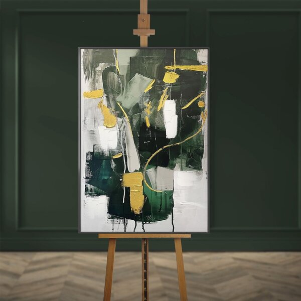 Obraz s ručně malovanými prvky s rámem/na plátně 70x100 cm For – Styler