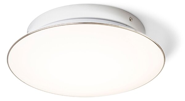 Stropní LED svítidlo MARA, mléčný akryl/chrom, 24 W, teplá bílá 3000 K