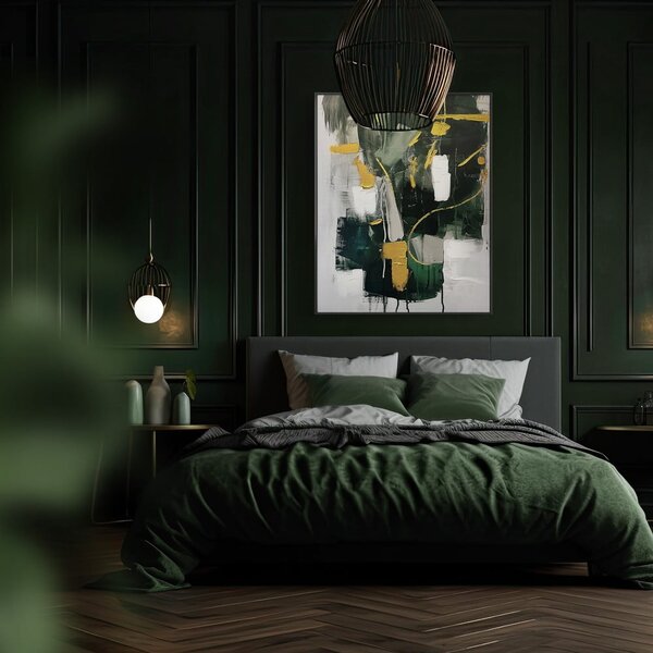 Obraz s ručně malovanými prvky s rámem/na plátně 70x100 cm For – Styler