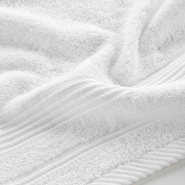Bílý froté bavlněný ručník 30x50 cm Tendresse – douceur d'intérieur