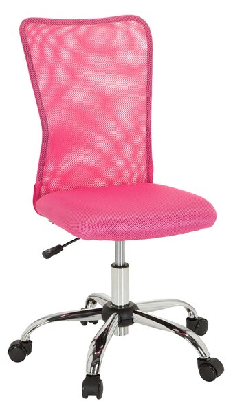 OTOČNÁ ŽIDLE PRO MLÁDEŽ, síťovina, pink MID.YOU - Dětské otočné židle, Online Only