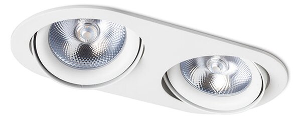 Zápustné svítidlo ZIZI II, bílé, patice G53, 15 W