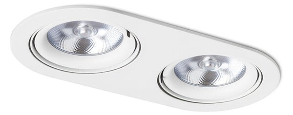 Zápustné svítidlo ZIZI II, bílé, patice G53, 15 W