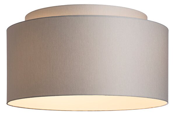 Stínidlo DOUBLE 55/30, Polycotton černé, vnitřek bílý PVC