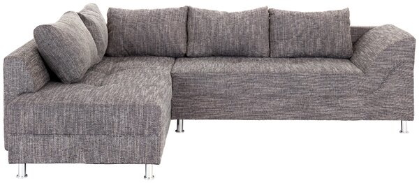 ROHOVÁ SEDAČKA, textil, kompozitní dřevo, šedá P & B - Sedací soupravy, Online Only