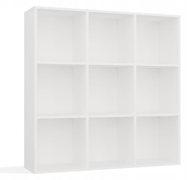 Regál TopEshop 110,5 cm x 110,5 cm x 30 cm bílý