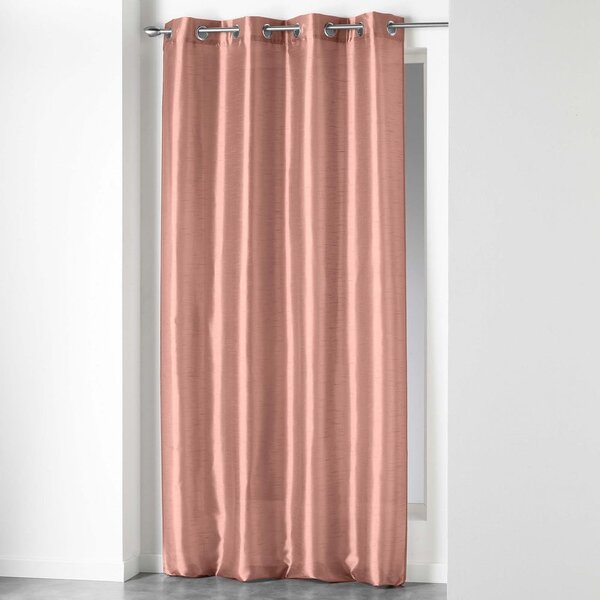 Růžový závěs z mikrosaténu 140x240 cm Shana – douceur d'intérieur