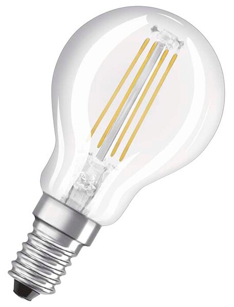 LED žárovka OSRAM Retrofit ilum čirá, patice E14, ekvivalent 40 W, teplá bílá 2700 K