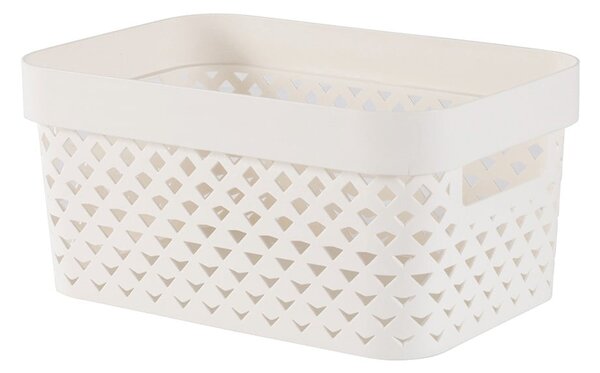 Béžový plastový úložný box 26x17,5x12 cm Pure – Curver