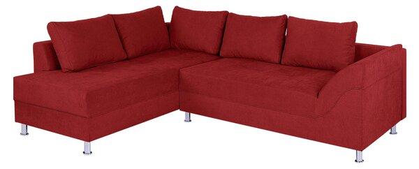 ROHOVÁ SEDAČKA, textil, kompozitní dřevo, bobulová P & B - Sedací soupravy, Online Only