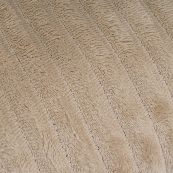 Hnědá deka z mikroplyše 130x160 cm Fur Velvet – Casa Selección
