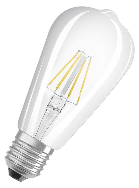 LED žárovka OSRAM Retrofit Edison čirá, patice E27, ekvivalent 40 W, teplá bílá 2700 K
