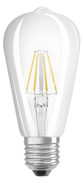 LED žárovka OSRAM Retrofit Edison čirá, patice E27, ekvivalent 40 W, teplá bílá 2700 K