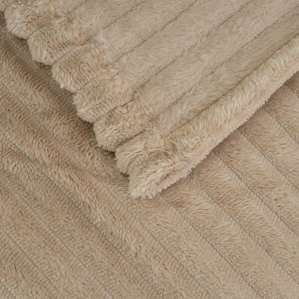 Hnědá deka z mikroplyše 130x160 cm Fur Velvet – Casa Selección