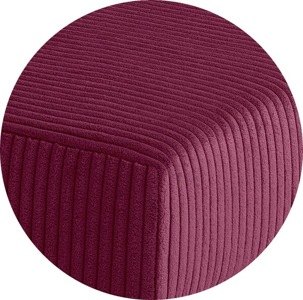 ROHOVÁ SEDAČKA, textil, kompozitní dřevo, červená P & B - Sedací soupravy, Online Only